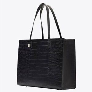 Beis Large Work Tote w/ Pouch Black